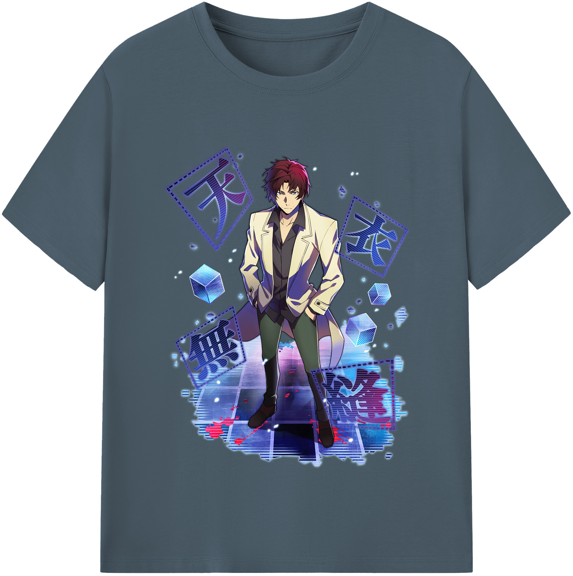 （画像用） 文豪ストレイドッグス Bungo Stray Dogs 綿100％半袖Tシャツ（フロントプリント）